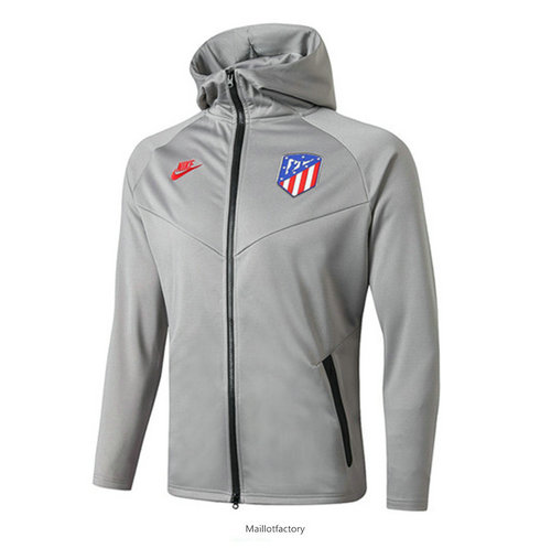 Flocage Veste a Capuche Atletico Madrid 2019/20 Gris