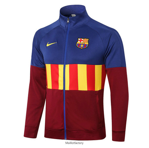 Prix Veste Barcelone 2020/21 Bleu/Rouge/Jaune Col Haut