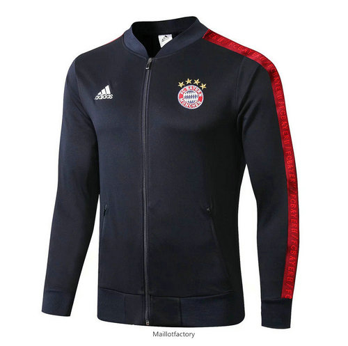 Nouveaux Veste Bayern Munich 2019/20 Bleu Marine col bas