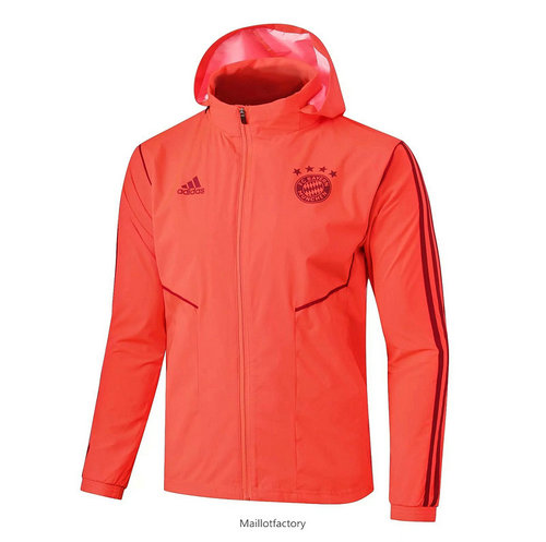 Soldes Coupe vent Bayern Munich 2019/20 Orange/Bleu Marine