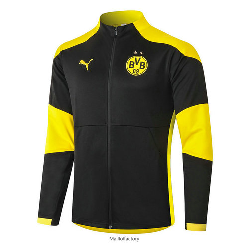 Pas cher Veste Borussia Dortmund 2020/21 Noir