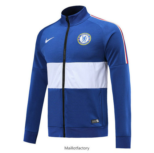 Achetés Veste Chelsea 2019/20 Bleu/Blanc Col Haut