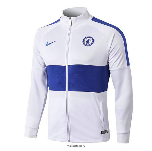 Soldes Veste Chelsea 2019/20 Blanc/Bleu Marine