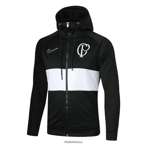 Soldes Veste a Capuche Corinthiens 2019/20 Noir