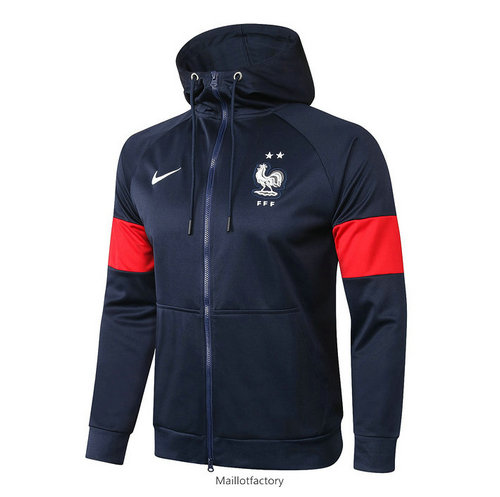 Vente Veste a Capuche France 2020/21 Bleu Marine