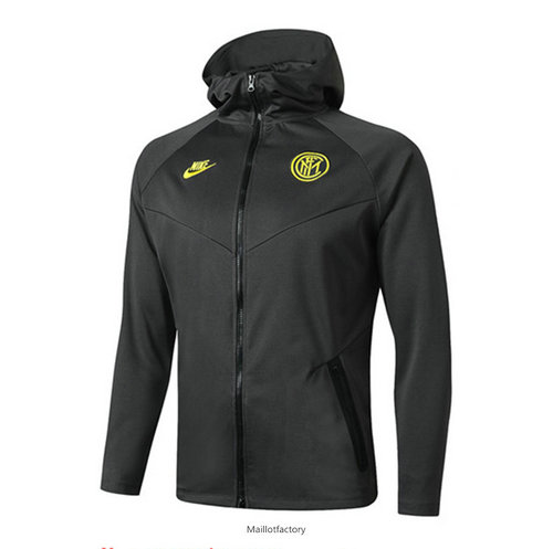 Vente Veste a Capuche Inter Milan 2019/20 Noir