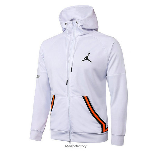 Achat Veste a Capuche Jordan 2020/21 Blanc