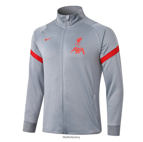 Pas cher Veste Liverpool 2020/21 Gris clair