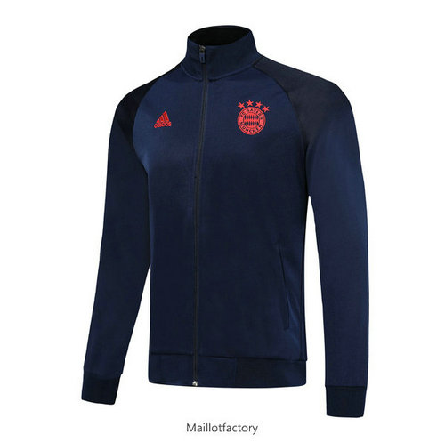 Pas cher Veste Bayern Munich 2019/20 Bleu Marine/Rouge