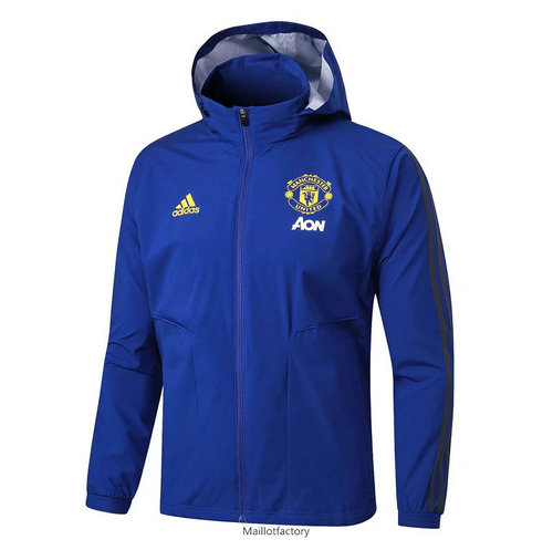 Vente Coupe vent Manchester United 2019/20 Bleu/Noir