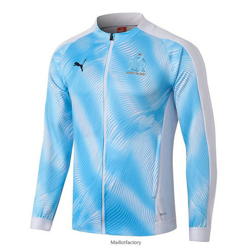 Nouveaux Veste Marseille 2019/20 Bleu Ciel Col Rond