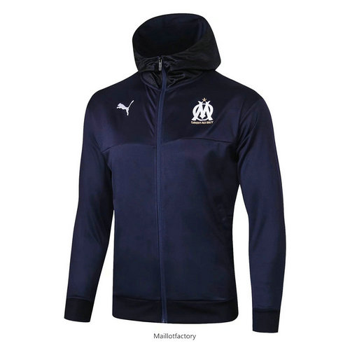 Achetez Veste a Capuche Marseille 2019/20 Bleu Marine