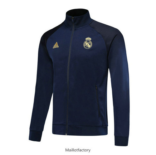 Pas cher Veste Real Madrid 2019/20 Bleu Marine