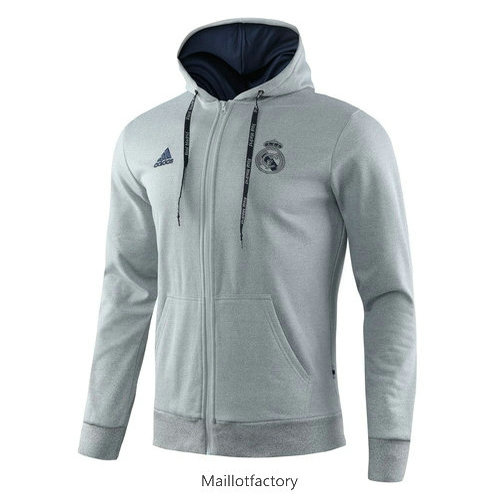 Vente Veste a Capuche Real Madrid 2019/20 Blanc