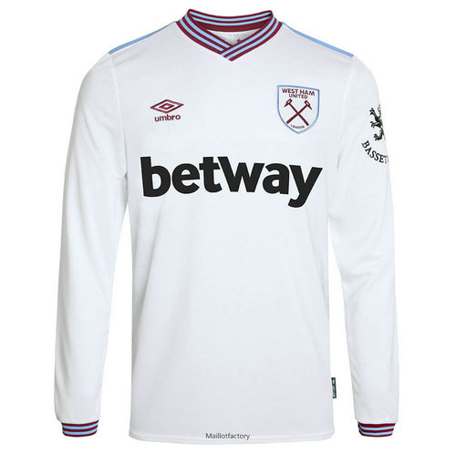 Achetez Maillot du West ham 2019/20 Exterieur Manche Longue